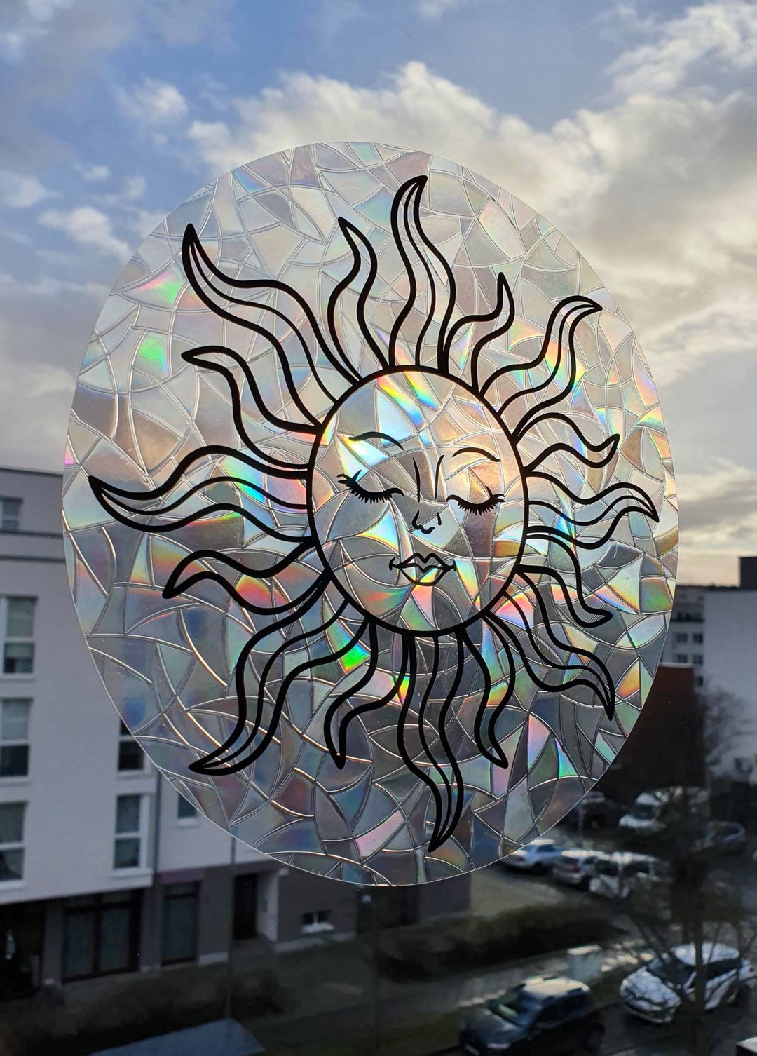 Sun Catcher Window Sticker Sun Self-adhesive Reusable - Etsy