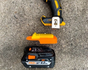 AEG / Rigid 18v Battery adaptor to Dewalt Tools