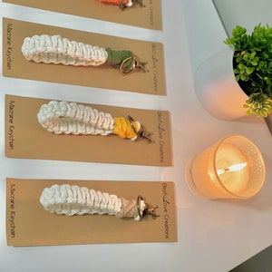 Macrame Wristlet Keychain