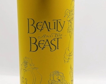Beauty and the Beast Water Bottle or Tumbler Personalized FREE SHIPPPING
