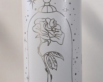 Beauty and the Beast Version 2 Water Bottle or Tumbler Personalized FREE SHIPPPING