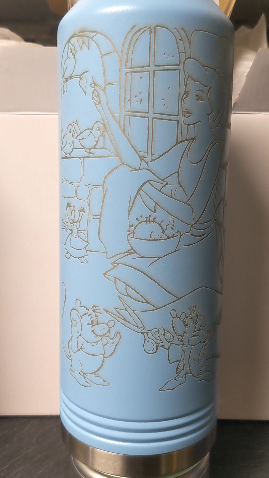 Cinderella Water Bottle, Personalized, FREE SHIPPING - Etsy