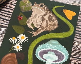 On the Forest Floor Art Print - Digital Download