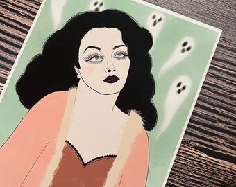 Haunted & Glam Art Print - Digital Download