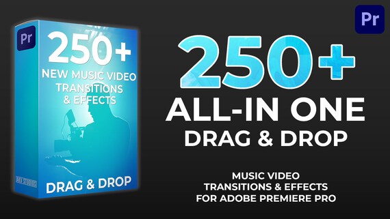 250 Music Video Transitions & Effect Presets for Adobe - Etsy