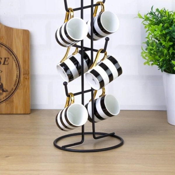 Wrought Iron Mug Stand Etsy