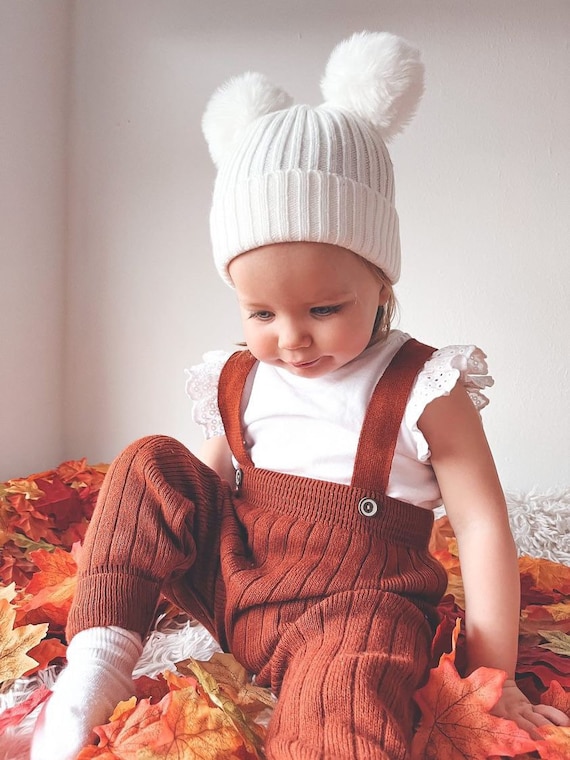 Dungarees with Adjustable Straps, for Babies - caramel, Baby