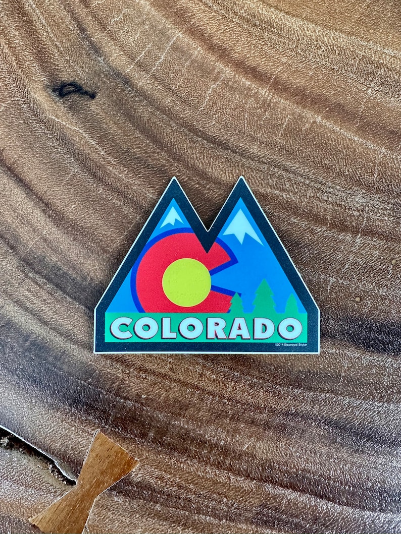 Colorado Sticker, Mountain Decal - Etsy