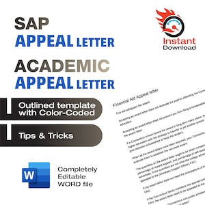 SAP Appeal Letter / Academic Appeal Letter
