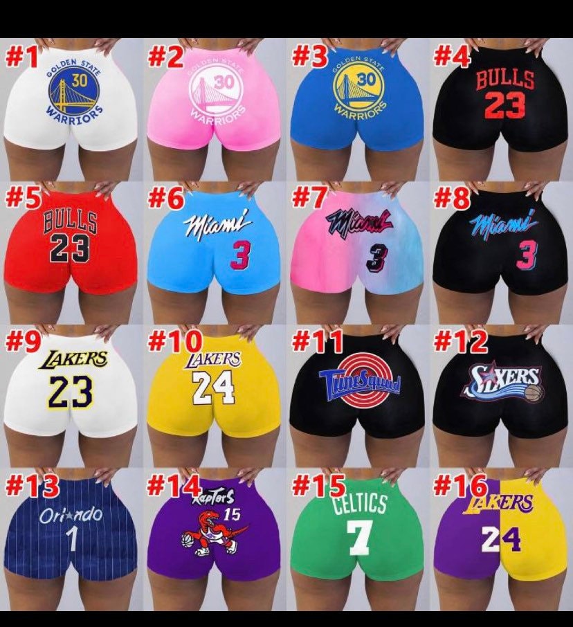NBA Jersey Shorts Etsy