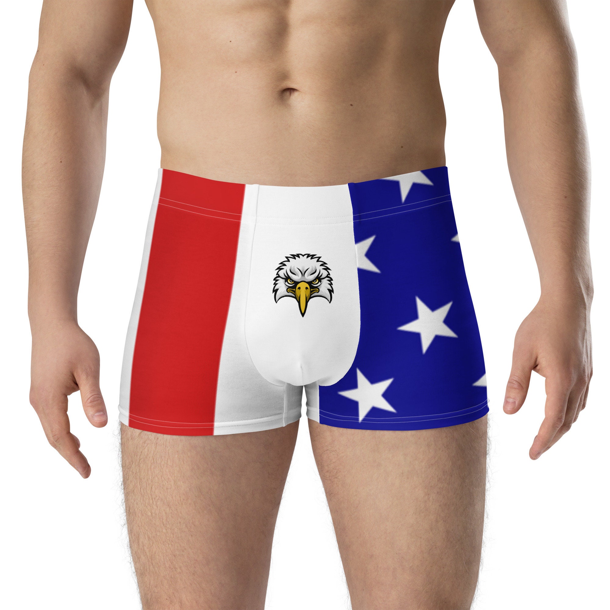 Flag USA American Eagle Underpants Cotton Panties Man Underwear