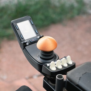 Small Button - Joystick Handle for Electric Wheelchairs and Mobility Powerchair