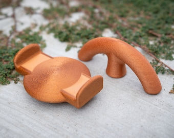 Combo 1 3D Printed Joystick Handle for Electric Wheelchairs: Curve and T-Handle