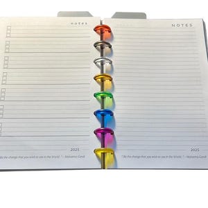 Multi-Color Discbound Notebook for Notes