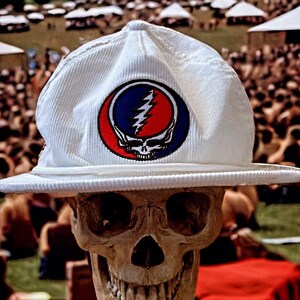 Corduroy Trucker Cap Grateful Dead Hat Snapback Stealie Deadhead Geborduurd Gratefuldead Hoofddeksels Hippie Concert Jam Band Festival Tour NFA