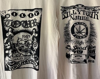 Billy Strings Deadhead Tour T-Shirt: Psychedelic Screen Print, 100% Cotton Comfort Colors