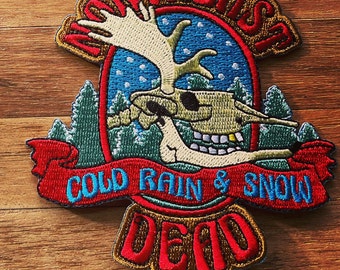Northeast Dead Iron on Patch 4" Moose Cold Rain & Snow