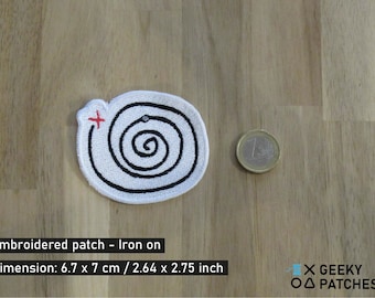 Rewind Time Swirl Vortex - Life is Strange Patch: Embroidered Iron-On Applique