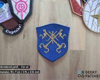 Kiramman's crest - Arcane Patch: Embroidered Iron-On Applique