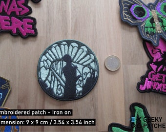 Silco's shadow - Arcane Patch: Embroidered Iron-On Applique