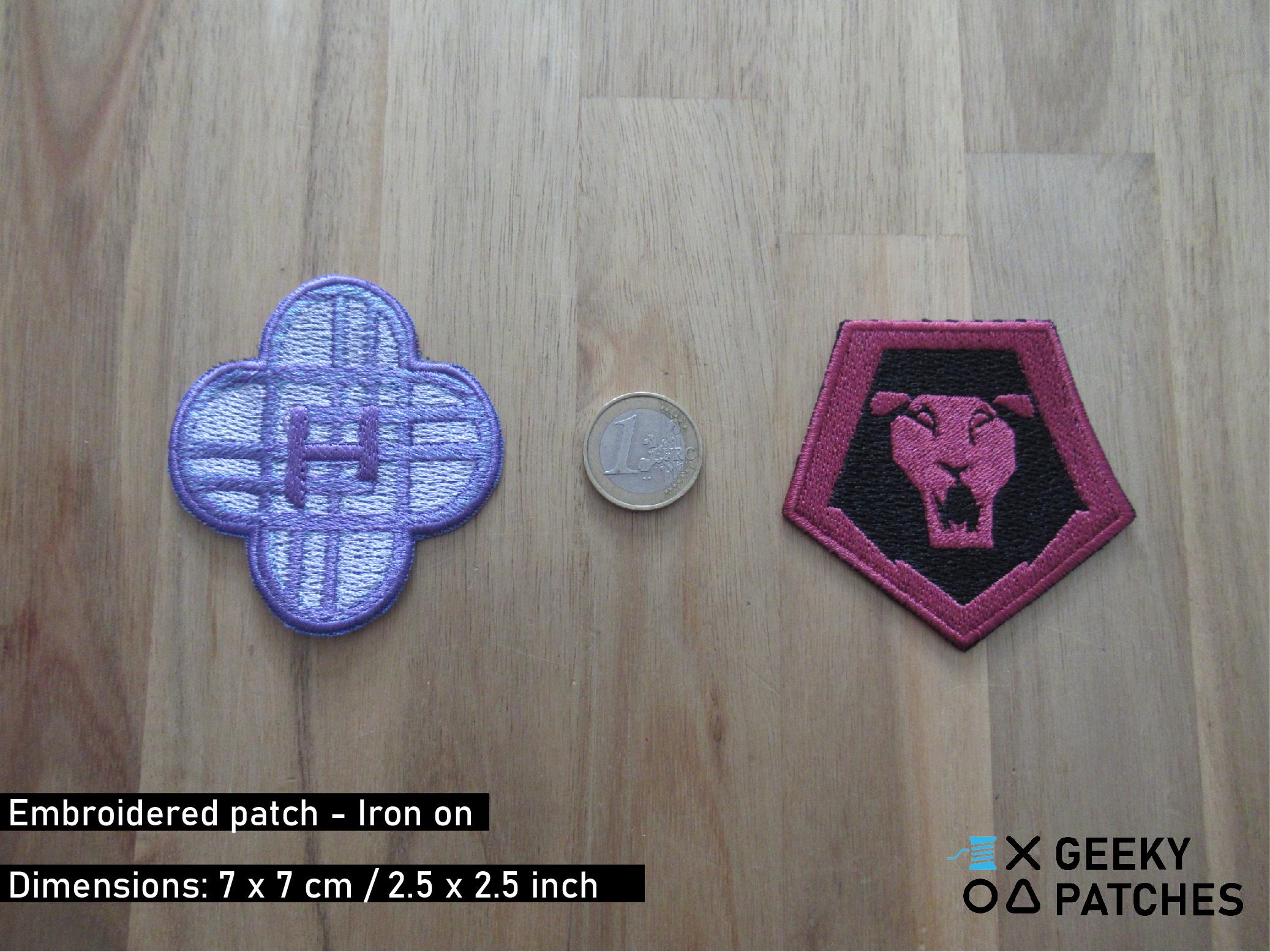 Huntrix Patch Huntrix Vs Saja Boys - Kpop Demon Hunters Patch: Embroidered Iron-on ...