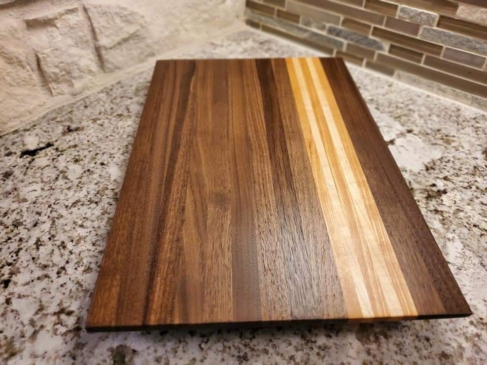 Classic Cutting Board Kit - Maple, Cherry & Walnut - Woodworkers Source