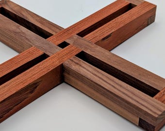 Wooden Eternity Cross - Etsy