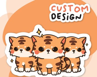 Cute Custom Cartoon Illustration (step 1)