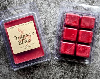 Dragon's Blood Wax Melt Strong Scented Wax Melts Earthy Scent Incense Wax Melt Smokey Scent