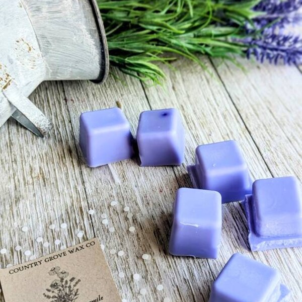 wax melts, lavender and chamomile, strong scent, floral wax melts, small gift