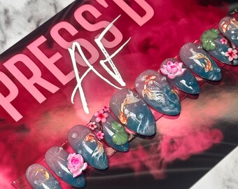 Koi Dreams press-on nail set