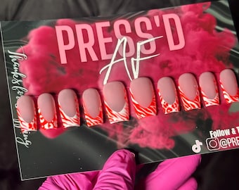 Wild Streak Press-on Nail set