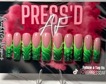 Lime-Lite press-on nails