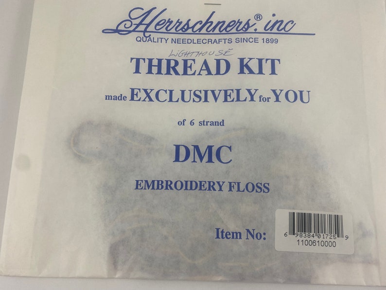 Set of Herrschners Stamped Cross Stitch Lighthouse Kits Etsy