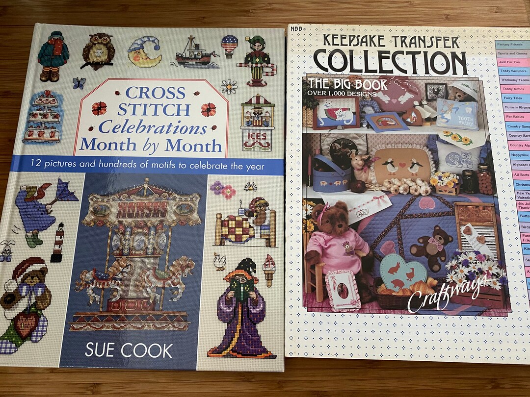 Keepsake Cross Stitch and Transfer Collection Celebrations Etsy