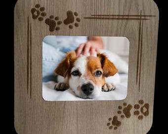 Personalized Wooden Photo Display, Memorial or Gift for Pet Owners
