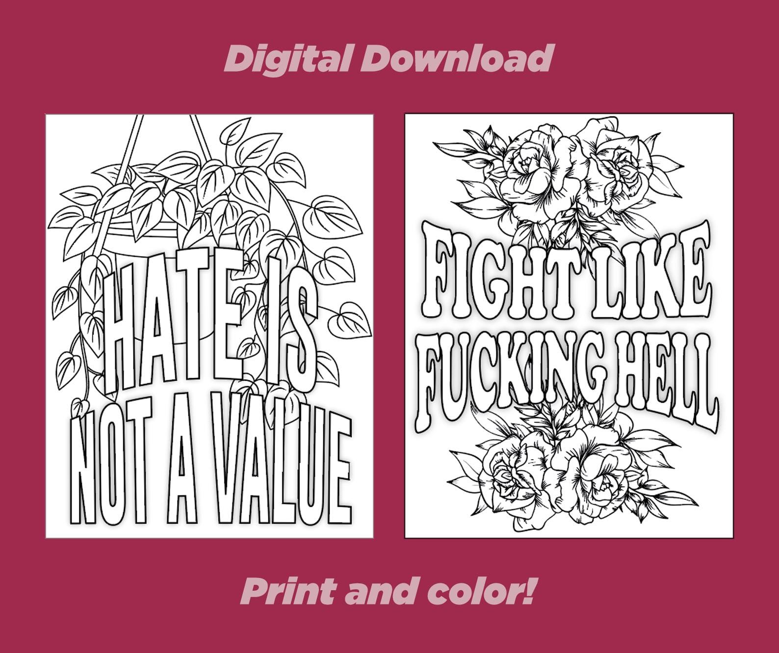 Adult Coloring Pages [download & Print] Reduce Cortisol With Coloring ...
