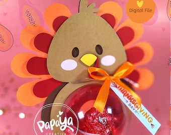 Turkey DIGITAL FILE Candy Holder/ Dome size 8cm/ open and close system