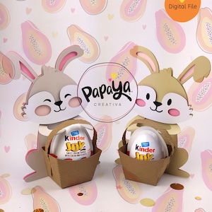 Cut File Set Bunnies Kinder Eggs