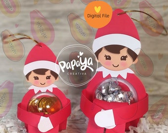 Cut File Elf/ Dome size 6 and 8cm / Open and close system