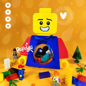 Conjunto de figuras de tijolos ARQUIVOS DIGITAIS Suporte para enfeites *Tamanho da bola 8 cm*