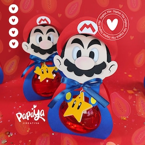 Plotterdatei Mario Ornamenthalter *Kugelgröße 8cm*
