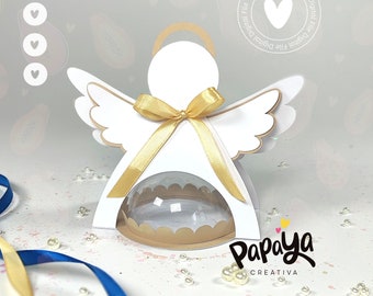 Angel DIGITAL FILE Candy holder *Easy open/close system* (Dome 8cm)