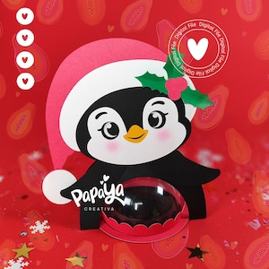 Penguin DIGITAAL BESTAND Snoephouder *Eenvoudig open/sluit systeem* (Koepel 8 cm)