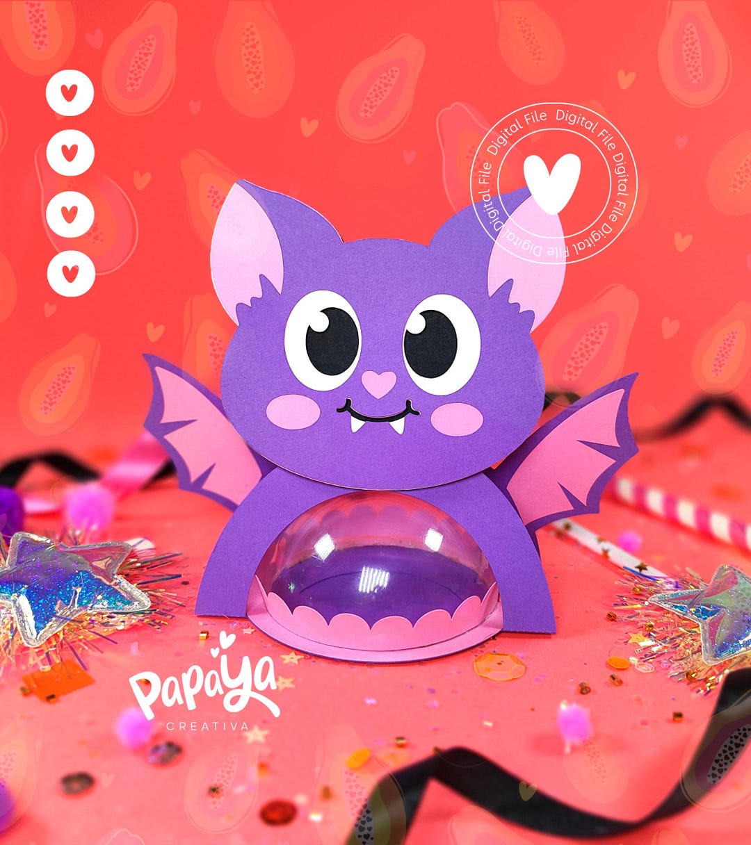 Cut File Bat Holder Dome Size 8cm/ Open and Close System - Etsy