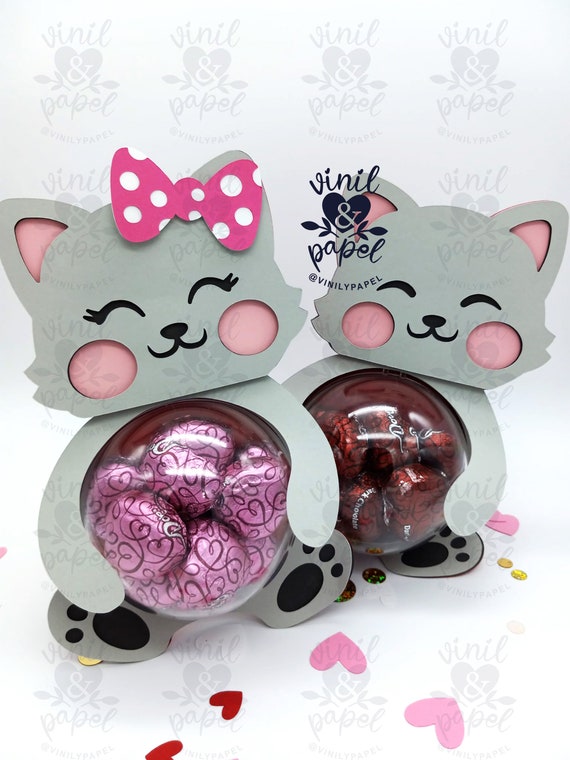 Cut File Valentines Ornament Lovely kittens Valentines/ Valentines Gift Ornament/ Kitty Kat