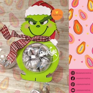 Mr G Xmas DIGITAAL BESTAND Cadyhouder (wielopeningssysteem) Koepelmaat 8 cm