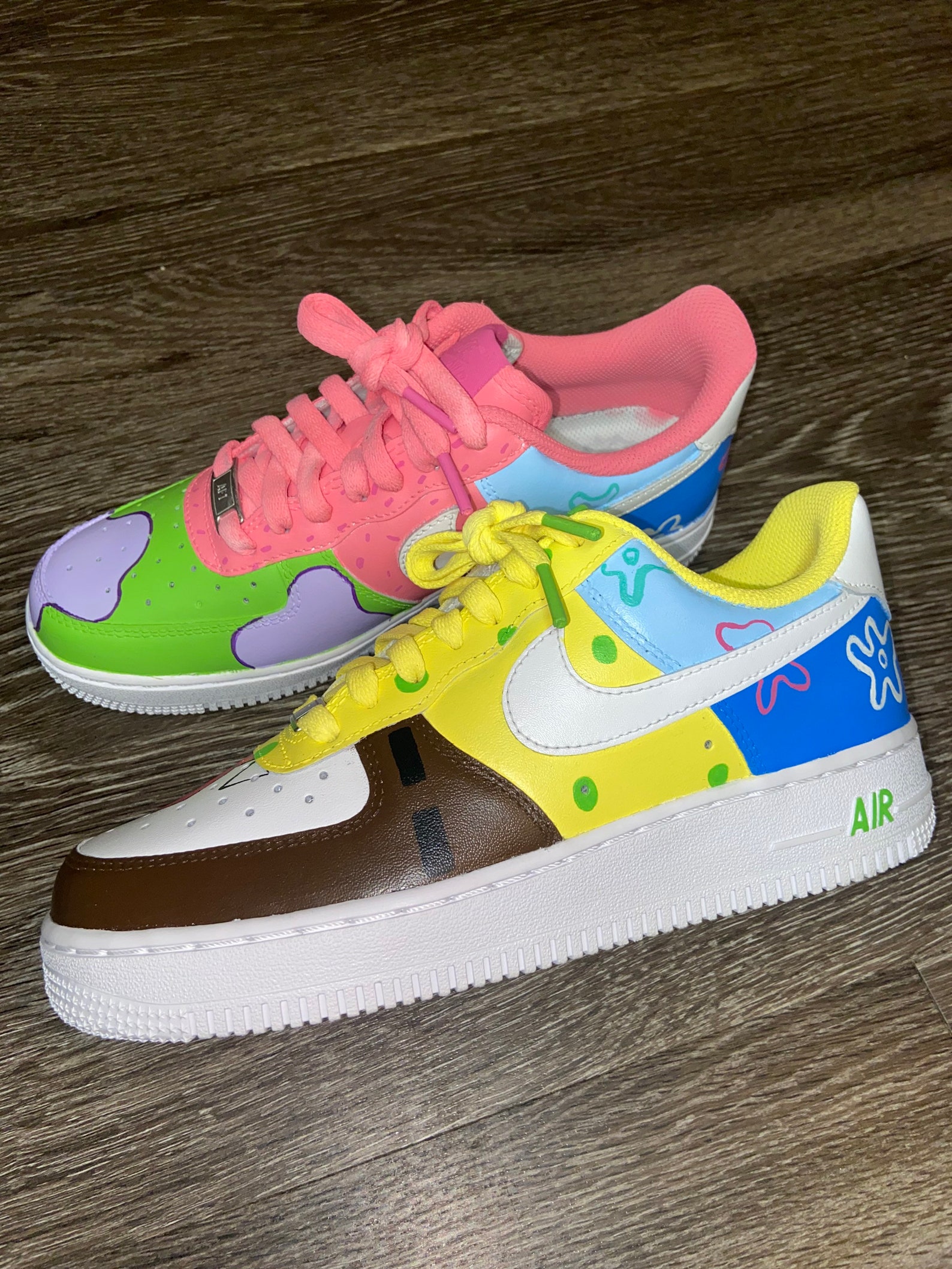 spongebob and patrick af1
