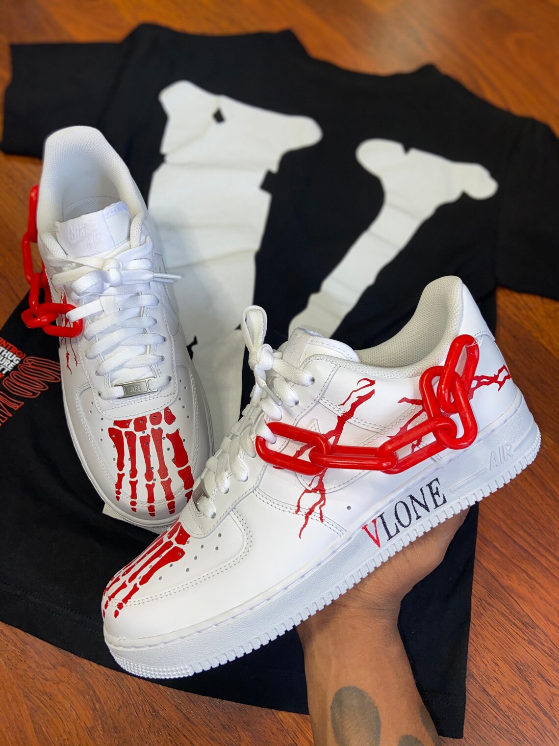 Nike Af1 vlone v1 white | Etsy