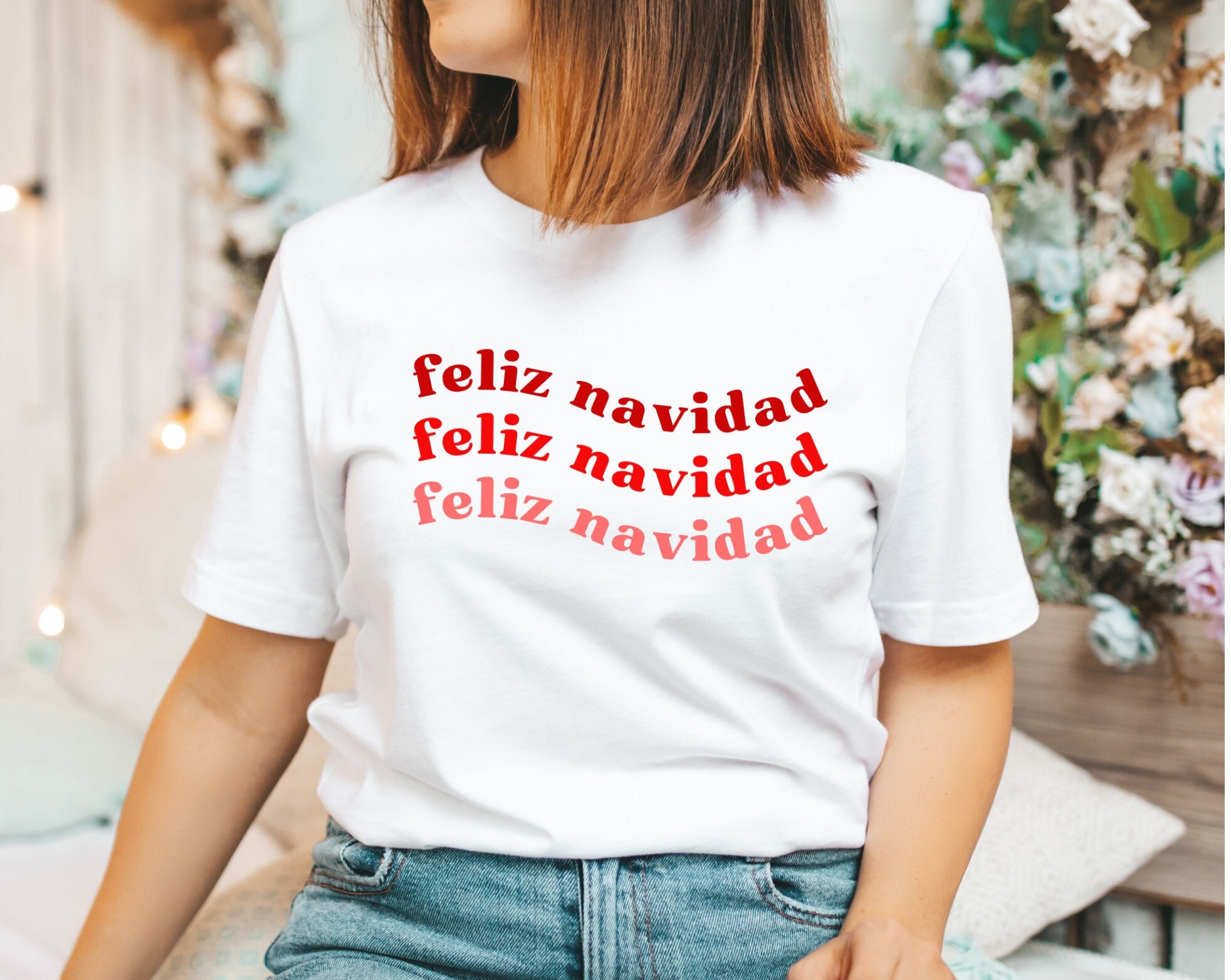 red and white christmas shirts